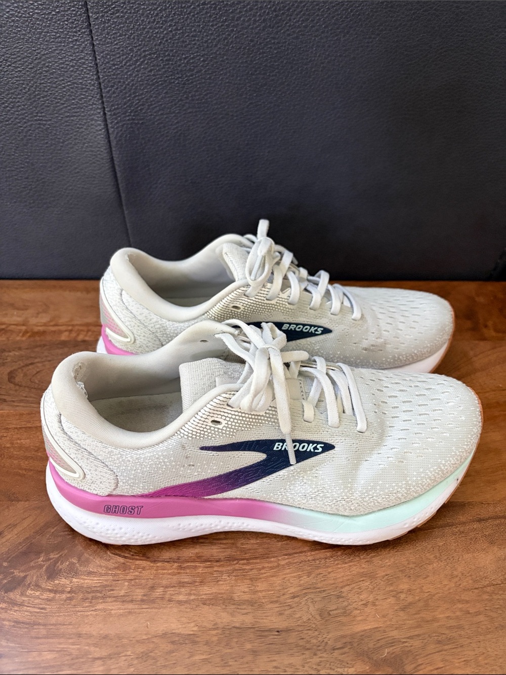Brooks Ghost 16 White / Grey / Estate Blue